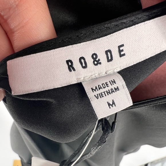 NWT Ro & De Tie Neck Bodysuit - Picture 8 of 9